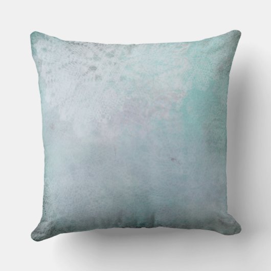 ヴィンテージラベンダーレースパターン クッション (裏面)