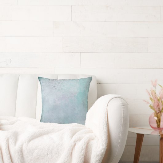 ヴィンテージラベンダーレースパターン クッション (ソファ)