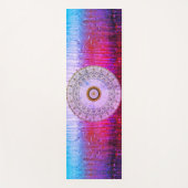 ヴィンテージラベンダー曼荼羅 ヨガマット (正面)
