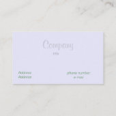 ヴィンテージラベンダー 名刺 (裏面)