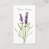 ヴィンテージラベンダー 名刺 (正面)