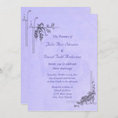 ヴィンテージラベ結婚ンダー 招待状 (正面/裏面)