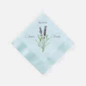 ヴィンテージラベ結婚ンパーソナライズされた 縁ありカクテルナプキン (角)