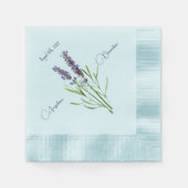 ヴィンテージラベ結婚ンパーソナライズされた 縁ありカクテルナプキン (正面)