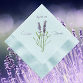 ヴィンテージラベ結婚ンパーソナライズされた 縁ありカクテルナプキン