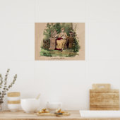 ヴィンテージラボンヌメア(良い母親)復元 ポスター (キッチン)