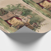 ヴィンテージラボンヌメア（良い母親）復元 ラッピングペーパー (角)