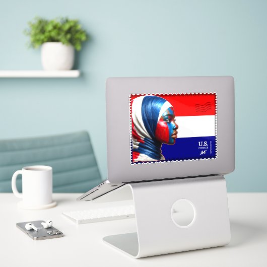 ヴィンテージラミーク – Mslm シール (デスク上のノートパソコン)