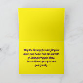 ヴィンテージラムイースターホリデーカード シーズンカード (内部)