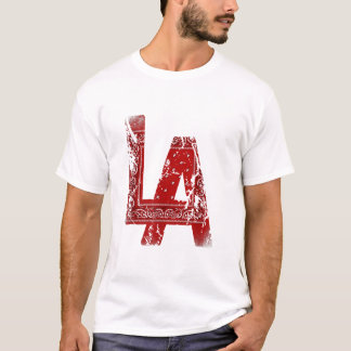 ヴィンテージラレッドバンダナガングスターロサンゼルスヒップホップ Tシャツ
