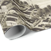 ヴィンテージラレドテキサス州の絵図(1892) ラッピングペーパー (ロールコーナー)