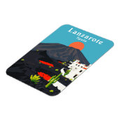 ヴィンテージランザロテスペイン旅行記念品 マグネット (左側)