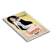 ヴィンテージランジェリーのポスター復元 ノートブック (右側)