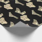 ヴィンテージランジェリーブライダルシャワー ラッピングペーパー (角)