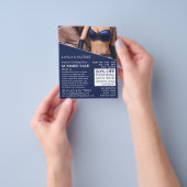 ヴィンテージランジェリー、婦人服店の広告 チラシ (手)