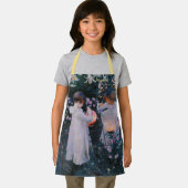 ヴィンテージランタンガールズボーイズキッズアーティスト画家 エプロン (インサイチュ)