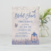 ヴィンテージランタンバタフライ&フラワーズブライダルシャワー 招待状 (スタンド正面)