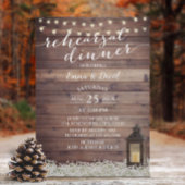 ヴィンテージランタンベビーの息のフローラリハーサル 招待状