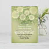 ヴィンテージランタン結婚式招待状 招待状 (スタンド正面)