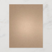 ヴィンテージランタ素朴ンの結婚詳細カードストック エンクロージャーカード (裏面)