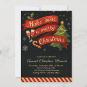 ヴィンテージランチ＆バブルリークリスマスパーティフェスティブ シーズンカード (正面)