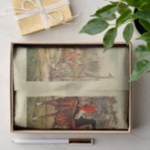 ヴィンテージランドスケープキツネハンターエフェメラデクページ 薄葉紙 (ギフト)