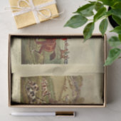 ヴィンテージランドスケープキツネ狩りドッグスエフエメラデクページ 薄葉紙 (ギフト)