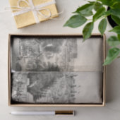 ヴィンテージランドスケープタウンエフェメラデコパージュ 薄葉紙 (ギフト)