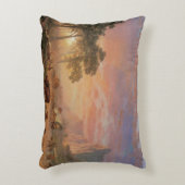 ヴィンテージランドスケープ，オレゴン州トレイルバイビアシュタット アクセントクッション (正面(垂直))