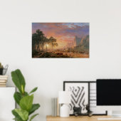 ヴィンテージランドスケープ，オレゴン州トレイルバイビアシュタット ポスター (ホームオフィス)