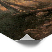 ヴィンテージランドスケープ，オレゴン州トレイルバイビアシュタット ポスター (角)