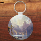 ヴィンテージランドスケープ,タホレイクバイアルバートビエルシュタット キーホルダー (正面)