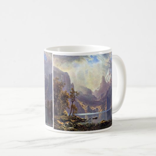 ヴィンテージランドスケープ,タホレイクバイアルバートビエルシュタット コーヒーマグカップ (正面右)
