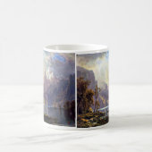 ヴィンテージランドスケープ,タホレイクバイアルバートビエルシュタット コーヒーマグカップ (中央)