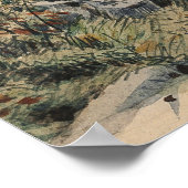 ヴィンテージランドスケー絵を描ズハーレムリバー ポスター (角)