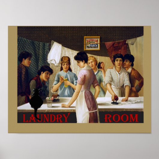 ヴィンテージランドリールームチャットノアポスター ポスター (正面)