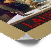 ヴィンテージランドリールームポスター ポスター (角)