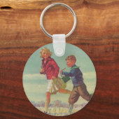 ヴィンテージランニングの学校運学書 キーホルダー (裏面)