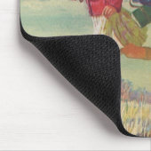 ヴィンテージランニングの学校運学書 マウスパッド (コーナー)