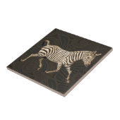 ヴィンテージランニングゼブラペイズリーデザイン タイル (側面)