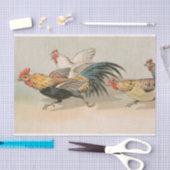 ヴィンテージランニングチキンティッシュペーパー 薄葉紙 (クラフト)