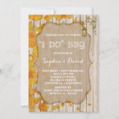 ヴィンテージランプオールドウッド秋I do BBQ招待状 招待状 (正面)