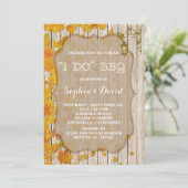 ヴィンテージランプオールドウッド秋I do BBQ招待状 招待状 (スタンド正面)