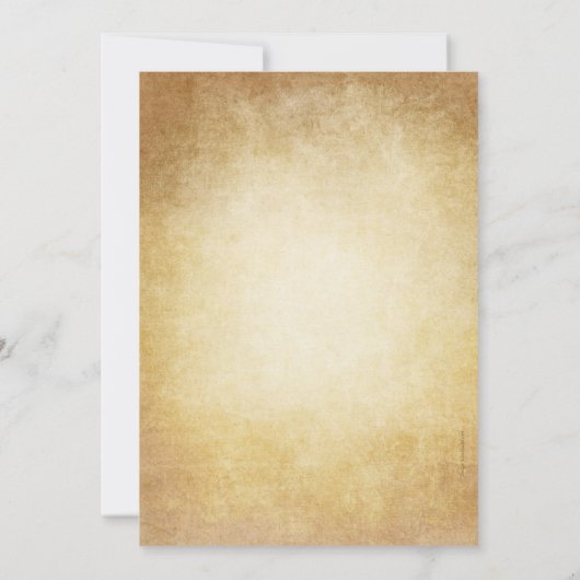 ヴィンテージランプ結婚10周年記念素朴秋 招待状 (裏面)