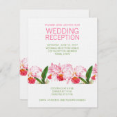 ヴィンテージラン結婚式|ピンクグリーン 招待状 (正面/裏面)