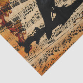 ヴィンテージラヴェン音楽シートティッシュペーパー 薄葉紙 (詳細)