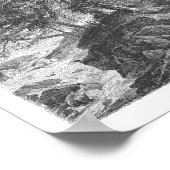 ヴィンテージラーチツリー1800sアンティークイラストレーション ポスター (角)