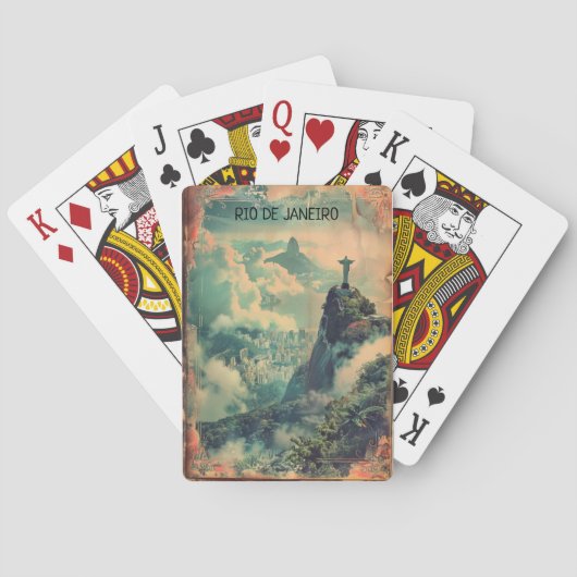 ヴィンテージリオデジャネイロ旅行イエズス像 トランプ (裏面)