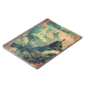 ヴィンテージリオデジャネイロ旅行イエズス像 ノートブック (左側)