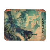 ヴィンテージリオデジャネイロ旅行イエズス像 マグネット (横)